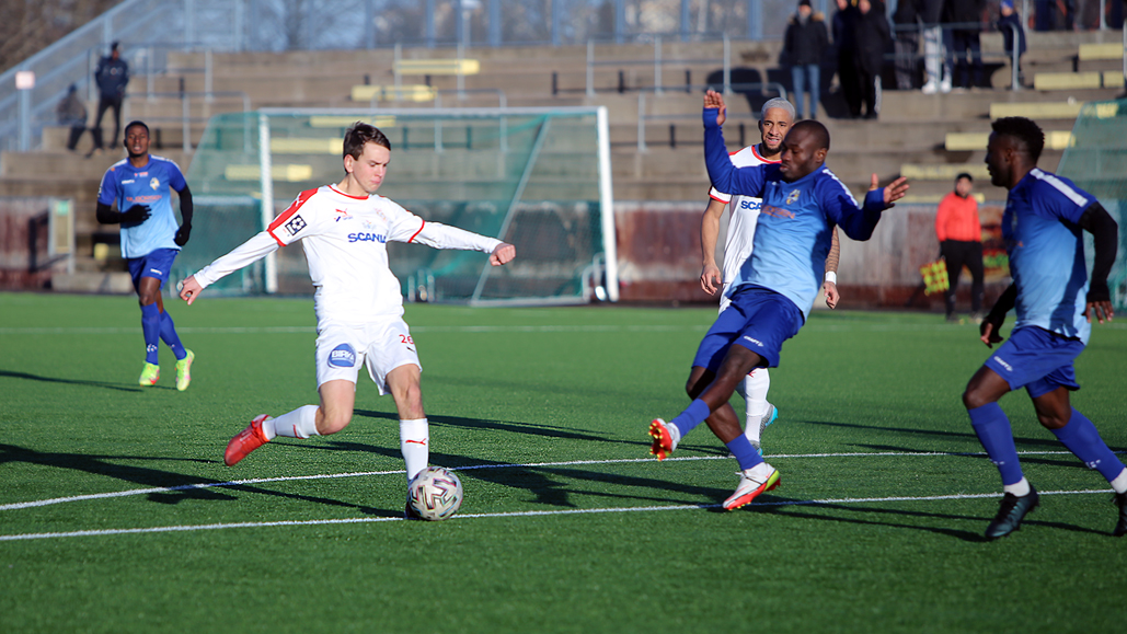 Vinst i andra träningsmatchen