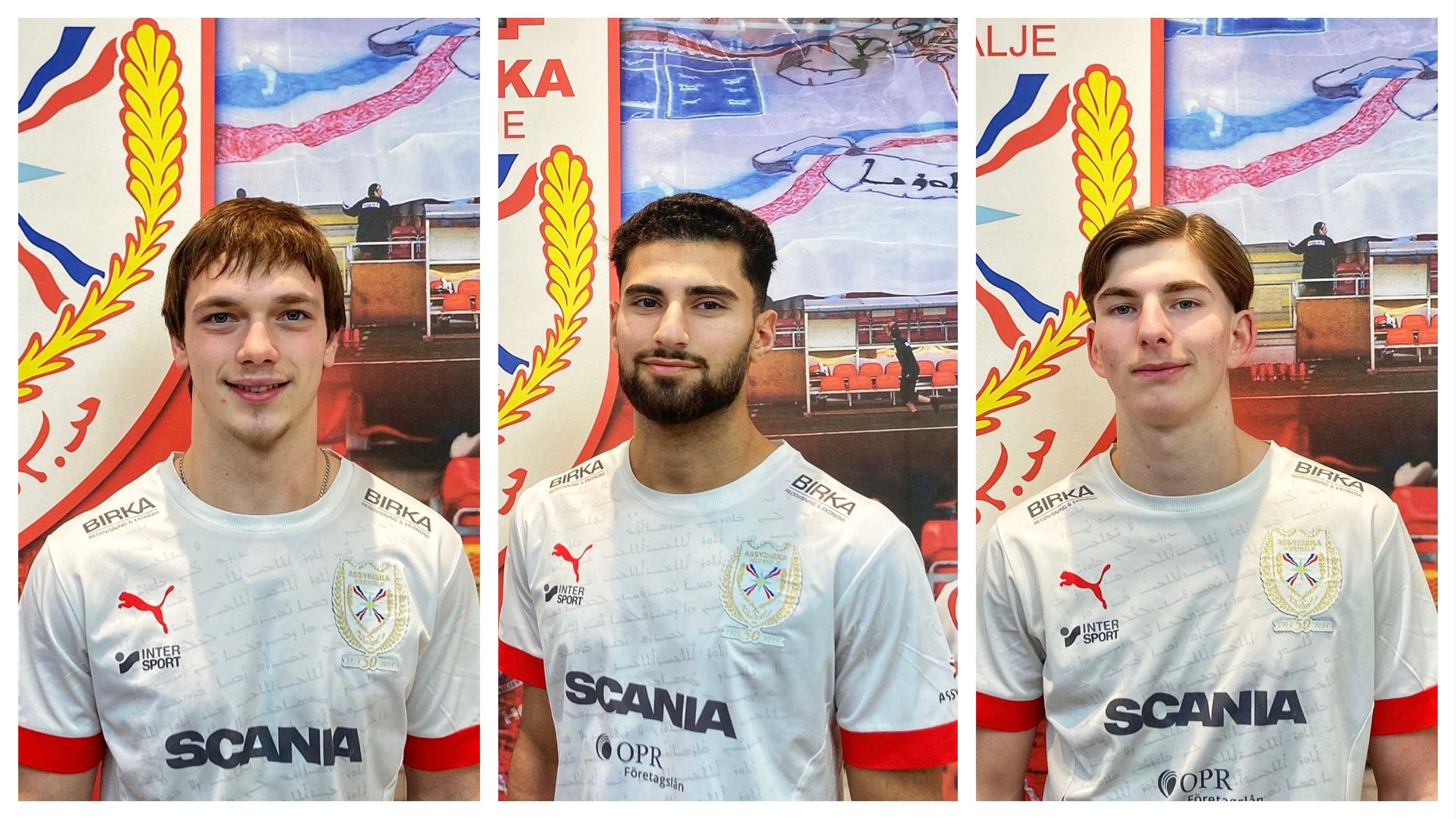 Tre egna talanger tar klivet upp – Daniil Ishchyk, Alessandro Jacob och Nemanja Jovanovic har skrivit A-lagskontrakt med Assyriska
