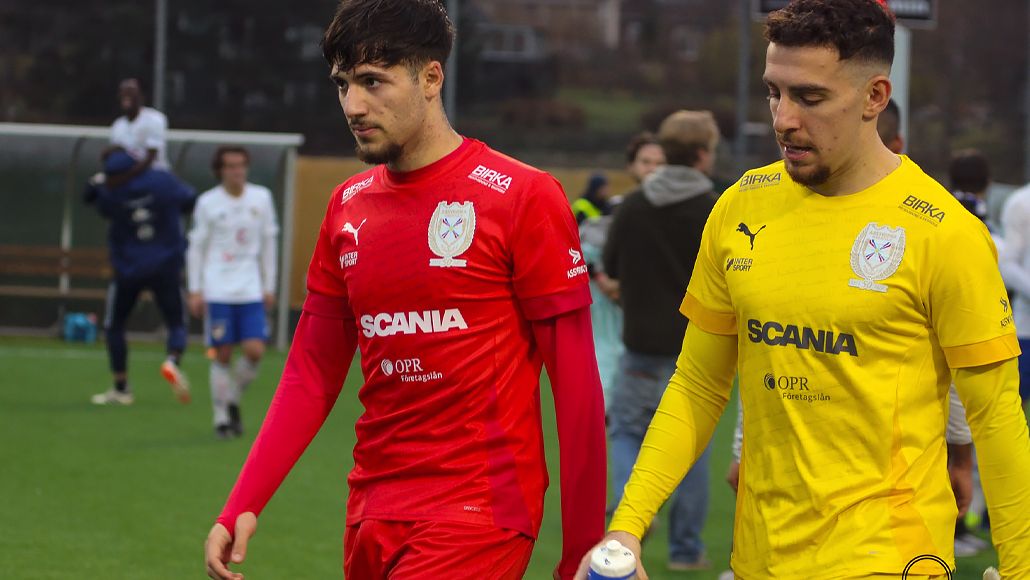 William Aho och Jakob Rhawi, var två av de gena produkterna som fick starta matchen. ARKIVFOTO: Caroline Khamo