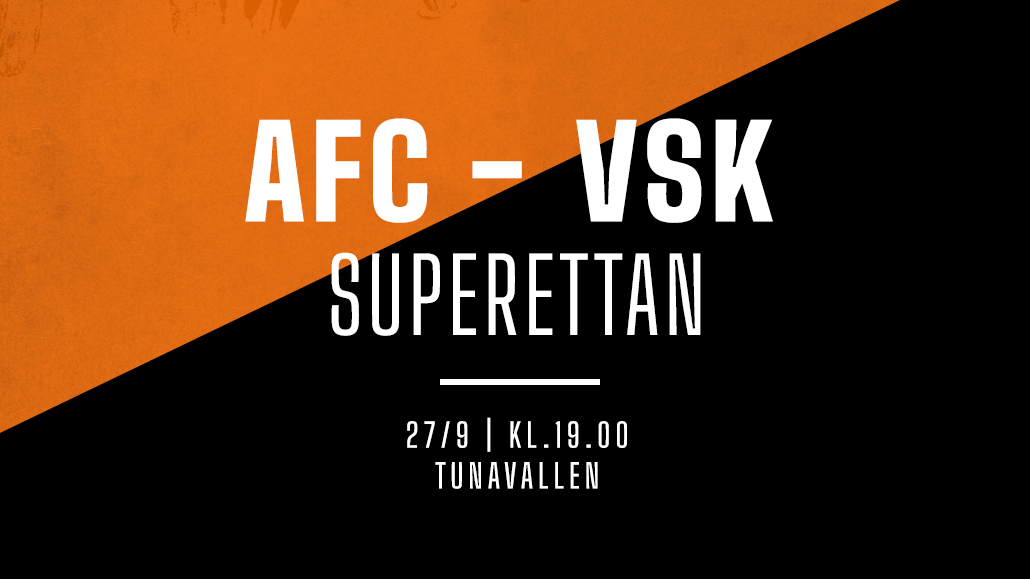 AFC Eskilstuna möter Västerås SK imorgonkväll kl 19.00 på Tunavallen