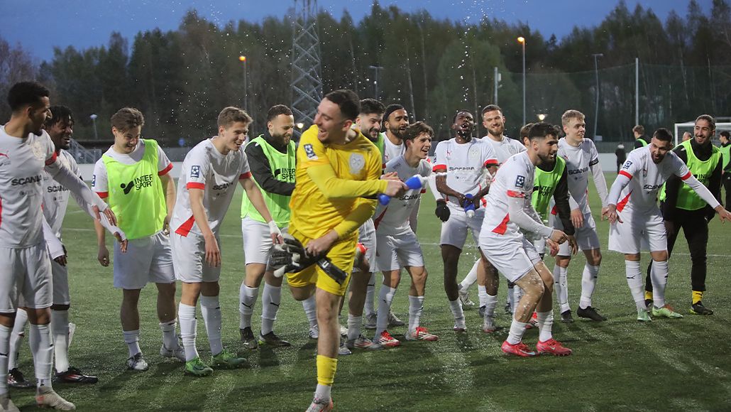 Förlösande glädje efter första segern för säsongen