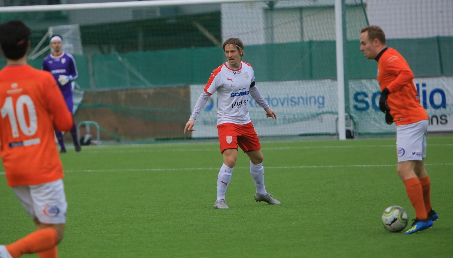 Kevin Rohlin i träningsmatchen mot IFK Lidingö (0-0).  [FOTO: Morris Esa].