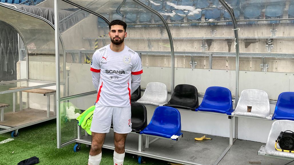 Egna produkten Alessandro Jacob gjorde sitt första mål för A-laget