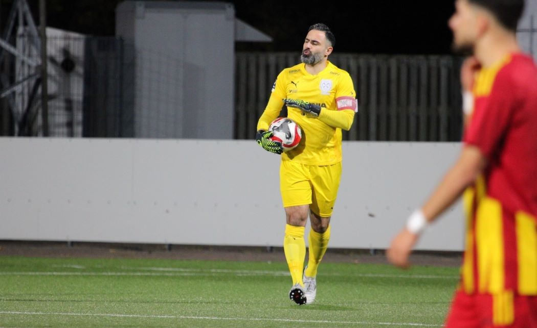 Kapten Marko Atanackovic räddade kvar Assyriska i matchen flera gånger om