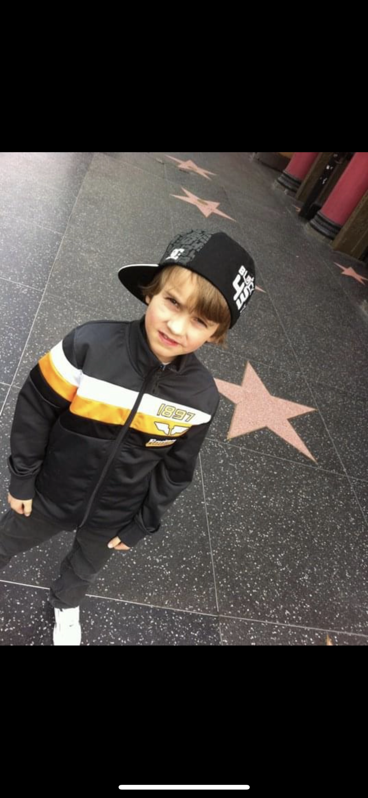 En ung Victor Åsberg, med framtiden framför sig.