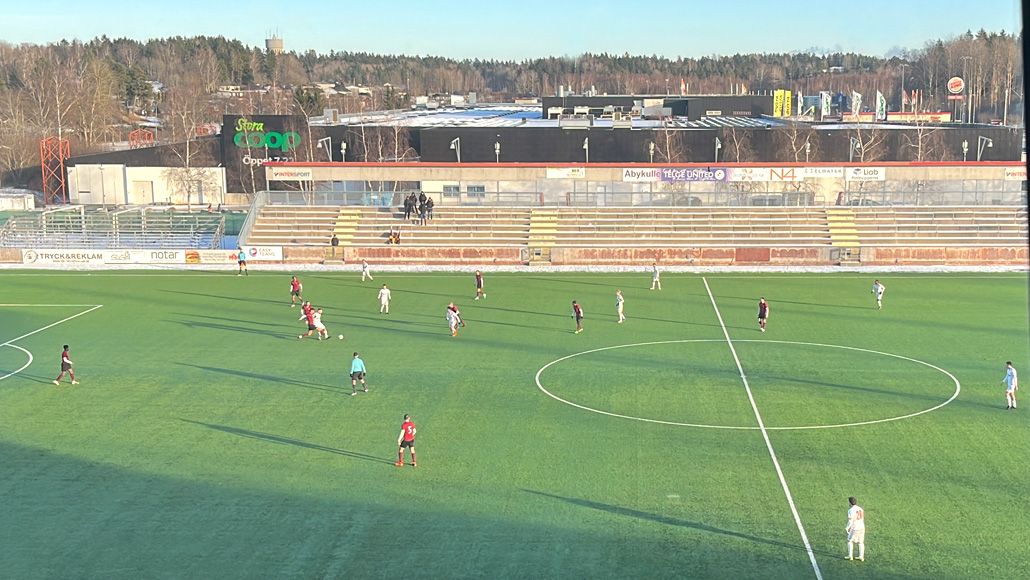 Första träningsmatchen avklarad