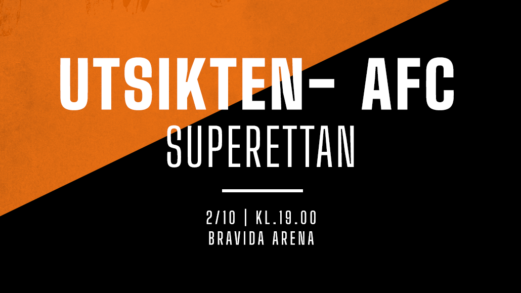 Ikväll spelar AFC Eskilstuna borta mot Utsiktens BK