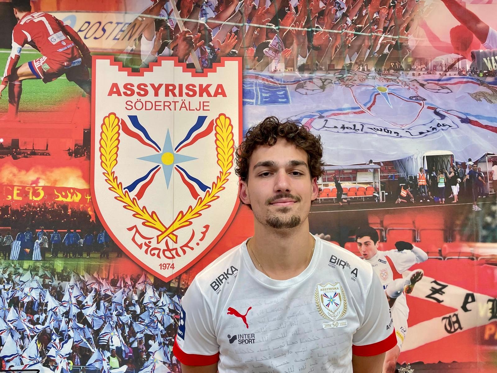 Elias Ländin, med hjärta för Assyriska och blick mot framtiden.